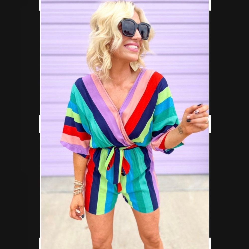 Striped Romper